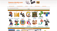 Desktop Screenshot of games-dendy.com