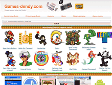 Tablet Screenshot of games-dendy.com